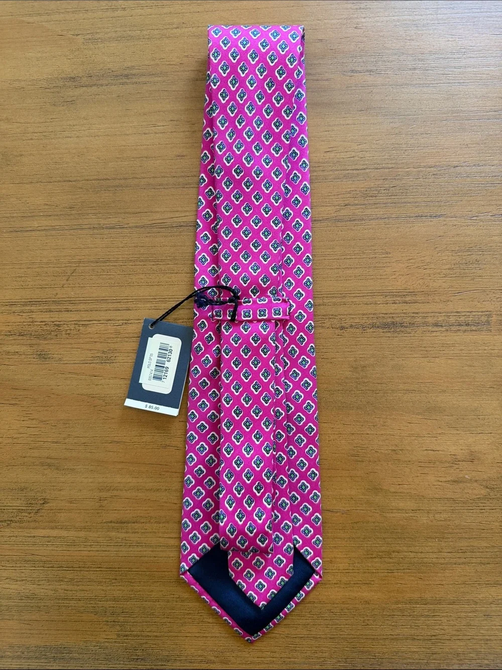 Polo Ralph Lauren Pink Geometric Silk Tie NWT